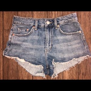 Denim shorts